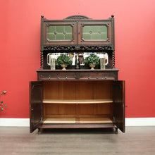 Load image into Gallery viewer, x SOLD Antique French Oak Sideboard 2 Height Cabinet Cupboard, one of 2. B10213