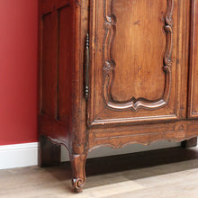 Load image into Gallery viewer, Antique French Cherrywood 2 Door 19th Century Glass Door Bookcase China Cabinet B10700
