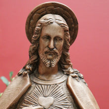 Load image into Gallery viewer, x SOLD Vintage Sacred Heart of Jesus Statue, Italian Depose Statue of Jesus Christ B10656