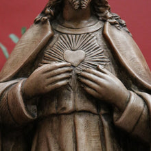 Load image into Gallery viewer, x SOLD Vintage Sacred Heart of Jesus Statue, Italian Depose Statue of Jesus Christ B10656
