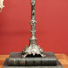 Load image into Gallery viewer, x SOLD Antique Vintage Crucifix, Free Standing Cross, Jesus on Cross Silver Plate Cross B10903