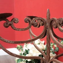 Load image into Gallery viewer, x SOLD Vintage French Wrought Iron 4 Branch Candelabra, Vintage Candle Stick Holder. B10361