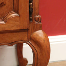 Load image into Gallery viewer, x SOLD Pair of Vintage French Bedside Cabinets, Carved Oak Lamp or Side Tables B10919