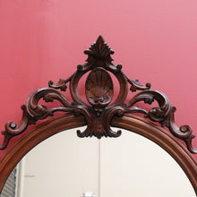Load image into Gallery viewer, x SOLD Antique English Credenza Antique Burr Walnut and Marble Mirror Back Sideboard B10678