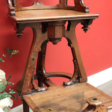 Load image into Gallery viewer, x SOLD Antique French Hotel Shoe Shine Chair, Barbers Chair, Orchestra Music Chair. B9948