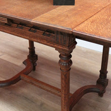 Load image into Gallery viewer, x SOLD Antique French Sofa Table, Drawer Leaf Study Desk, Hall Table Lamp Side Table B10635