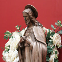 Load image into Gallery viewer, x SOLD Vintage Sacred Heart of Jesus Statue, Italian Depose Statue of Jesus Christ B10656