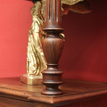 Load image into Gallery viewer, x SOLD Antique French Walnut and Marble Lamp Table, Bedside Cabinet Table Hall Cupboard B10458