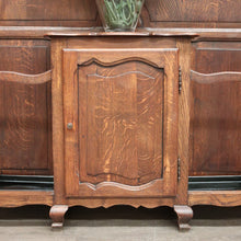 Load image into Gallery viewer, x SOLD Antique French Oak Hall Stand, Mirror Back Hall Tree Coat Rack. Umbrella Stand. B9825