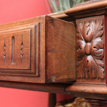 Load image into Gallery viewer, x SOLD Antique French Walnut and Marble Lamp Table, Bedside Cabinet Table Hall Cupboard B10458