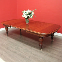 Load image into Gallery viewer, x SOLD Antique Australian Cedar 2 Leaf Extension Table Australian Cedar Kitchen Table. B10276
