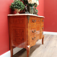 Load image into Gallery viewer, x SOLD Antique French Chest of Drawers with Marble Top, Hall Cabinet Cupboard Sideboard B10570