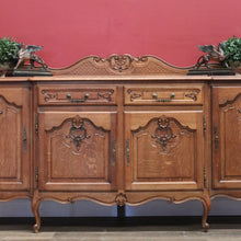 Load image into Gallery viewer, x SOLD Antique French Sideboard French Oak Breakfront 4 Door Sideboard Cabinet Cupboard B10946