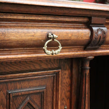 Load image into Gallery viewer, x SOLD Antique French Oak Office Desk, French Twin Pedestal Desk, 3 Drawer Desk in Oak. B10255