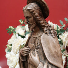 Load image into Gallery viewer, x SOLD Vintage Sacred Heart of Jesus Statue, Italian Depose Statue of Jesus Christ B10656