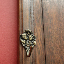 Load image into Gallery viewer, x SOLD Antique French Oak Hall Stand, Mirror Back Hall Tree Coat Rack. Umbrella Stand. B9825