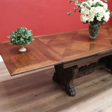 Load image into Gallery viewer, x SOLD Vintage French Dining Table 2 Leaves, French Oak 2 Leaf Extension Kitchen Table B10758