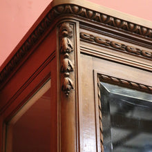 Load image into Gallery viewer, x SOLD Antique French China Cabinet, Glass and Walnut Antique French Display Cupboard B11141