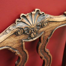 Load image into Gallery viewer, x SOLD Pair of Antique French Hall Chairs, Leather, Oak and Brass Stud Office Chairs B10429