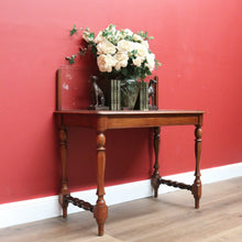 Load image into Gallery viewer, x SOLD Antique Glass Back Banker's Desk or Banker's Table, Australian Maple Office Desk B10790