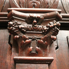 Load image into Gallery viewer, x SOLD Antique Dutch Bookcase, Oak and Glass Door Bookcase, China Display Cabinet B11068
