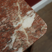 Load image into Gallery viewer, x SOLD Antique French Lamp Table, French Bedside Table. Marble, Walnut and Gilt Brass B11076