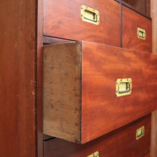 Load image into Gallery viewer, x SOLD Antique Victorian Mahogany Wardrobe with built in Chest of Drawers, Linen Press. B10329