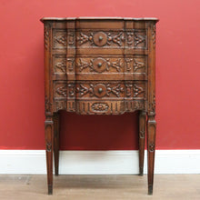 Load image into Gallery viewer, x SOLD Antique French Lingerie Cabinet, Bedside Table, Lamp Table, Chest of Drawers B10766