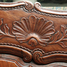 Load image into Gallery viewer, Antique French Cherrywood 2 Door 19th Century Glass Door Bookcase China Cabinet B10700