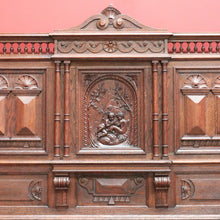 Load image into Gallery viewer, x SOLD Antique French Hall Seat, French Gothic Carved Blanket Box Bench Seat Hall Chair B10154