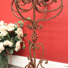 Load image into Gallery viewer, x SOLD Vintage French Wrought Iron 4 Branch Candelabra, Vintage Candle Stick Holder. B10361