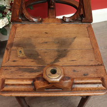 Load image into Gallery viewer, x SOLD Antique French Hotel Shoe Shine Chair, Barbers Chair, Orchestra Music Chair. B9948