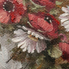 Load image into Gallery viewer, x SOLD Pair of Oil on Canvas Floral Arrangements, Set of Two Painting in Gilt Frames B10808