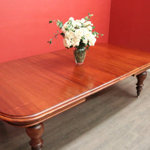 Load image into Gallery viewer, x SOLD Antique Australian Cedar 2 Leaf Extension Table Australian Cedar Kitchen Table. B10276