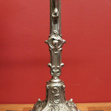 Load image into Gallery viewer, x SOLD Antique Vintage Crucifix, Free Standing Cross, Jesus on Cross Silver Plate Cross B10903