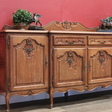 Load image into Gallery viewer, x SOLD Antique French Sideboard French Oak Breakfront 4 Door Sideboard Cabinet Cupboard B10946