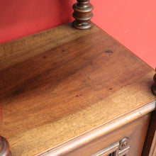 Load image into Gallery viewer, x SOLD Antique French Walnut and Marble Lamp Table, Bedside Cabinet Table Hall Cupboard B10458