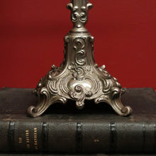 Load image into Gallery viewer, x SOLD Antique Vintage Crucifix, Free Standing Cross, Jesus on Cross Silver Plate Cross B10903