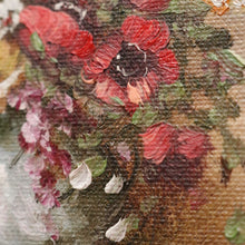Load image into Gallery viewer, x SOLD Pair of Oil on Canvas Floral Arrangements, Set of Two Painting in Gilt Frames B10808