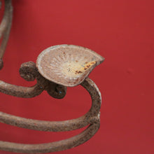 Load image into Gallery viewer, x SOLD Vintage French Wrought Iron 4 Branch Candelabra, Vintage Candle Stick Holder. B10361
