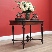 Load image into Gallery viewer, x SOLD Antique French Rosewood Sofa Table, Centre Table, Cross Stretcher Office Desk B11074