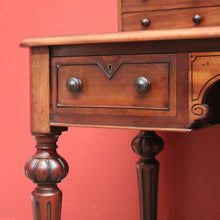 Load image into Gallery viewer, x SOLD Antique Dressing Table, Heal and Son Mirror Back Dressing Table, Trinket Drawers B11066