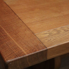 Load image into Gallery viewer, x SOLD Antique French Oak Twin Pedestal Dining Table or Kitchen Table, Stretcher Base. B11170