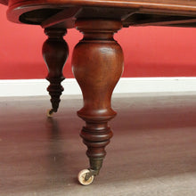 Load image into Gallery viewer, x SOLD Antique Australian Cedar 2 Leaf Extension Table Australian Cedar Kitchen Table. B10276