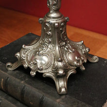 Load image into Gallery viewer, x SOLD Antique Vintage Crucifix, Free Standing Cross, Jesus on Cross Silver Plate Cross B10903