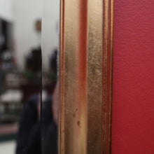 Load image into Gallery viewer, x SOLD Vintage Gilt Frame Bevelled Mirror Sideboard Mirror Over Mantel or Hall Mirror. B10328