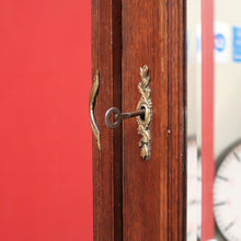 Load image into Gallery viewer, x SOLD Antique French Wardrobe, Armoire, Blind Bookcase, Linen Press.  Oak, Gilt Brass and Bevelled Mirror. B10532