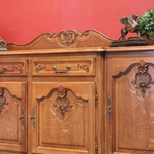 Load image into Gallery viewer, x SOLD Antique French Sideboard French Oak Breakfront 4 Door Sideboard Cabinet Cupboard B10946