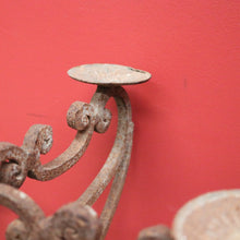 Load image into Gallery viewer, x SOLD Vintage French Wrought Iron 4 Branch Candelabra, Vintage Candle Stick Holder. B10361
