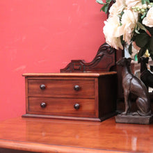 Load image into Gallery viewer, x SOLD Antique Dressing Table, Heal and Son Mirror Back Dressing Table, Trinket Drawers B11066